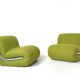Mid-Century Modern Pair of Boomerang Easy Chairs by Rodolfo Bonetto, 1960s,