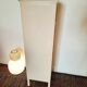 Antique tall cabinet painted white