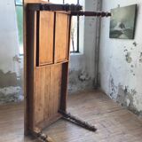 Turned legs farm table