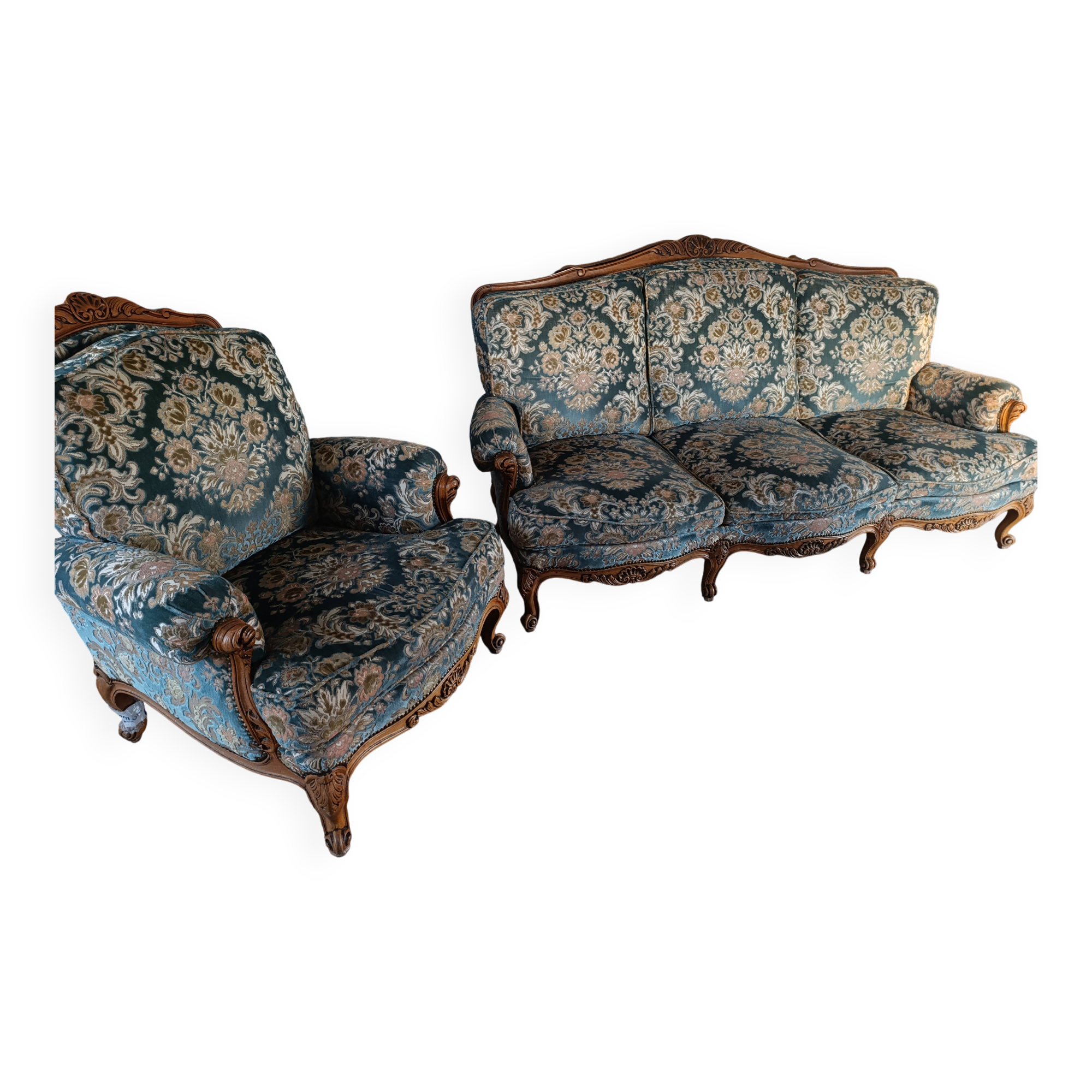 Canapé 3 places et 2 fauteuils