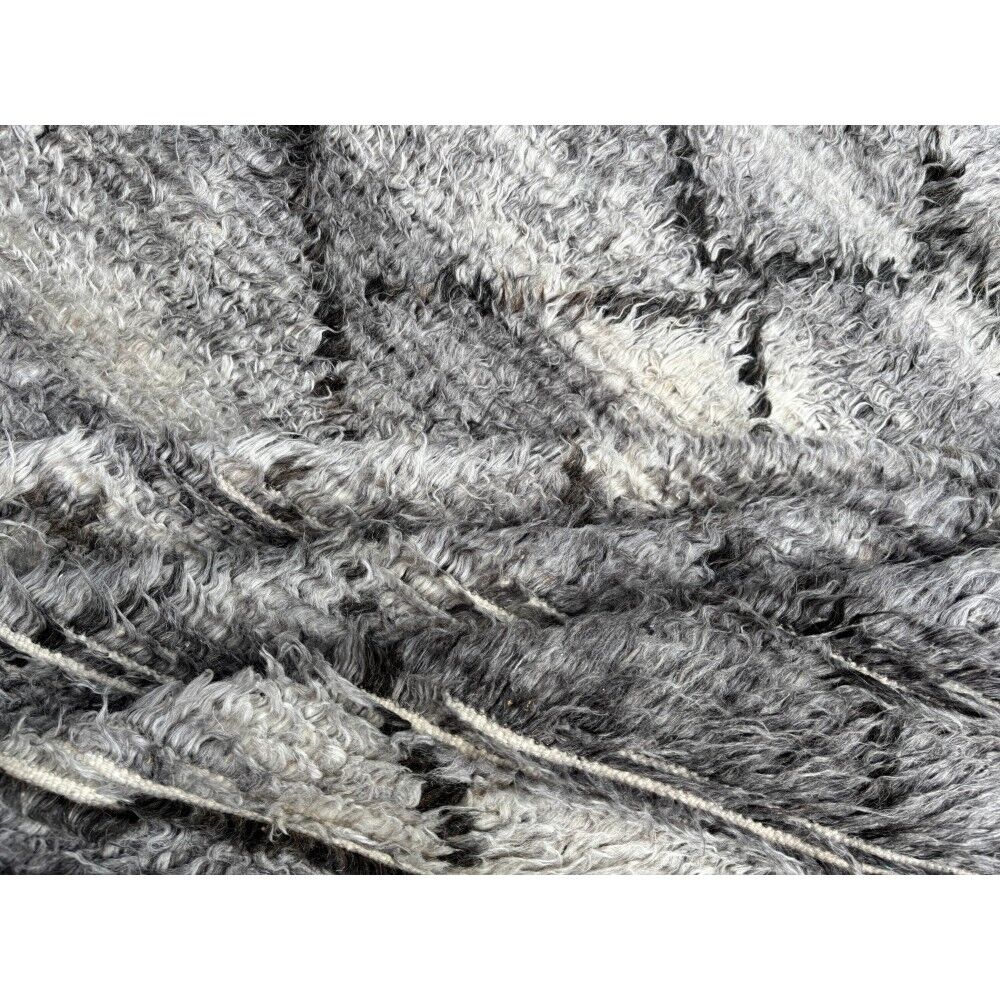 Modern Moroccan style Handmade Rug. 100% Natural Wool. Custom Options Available