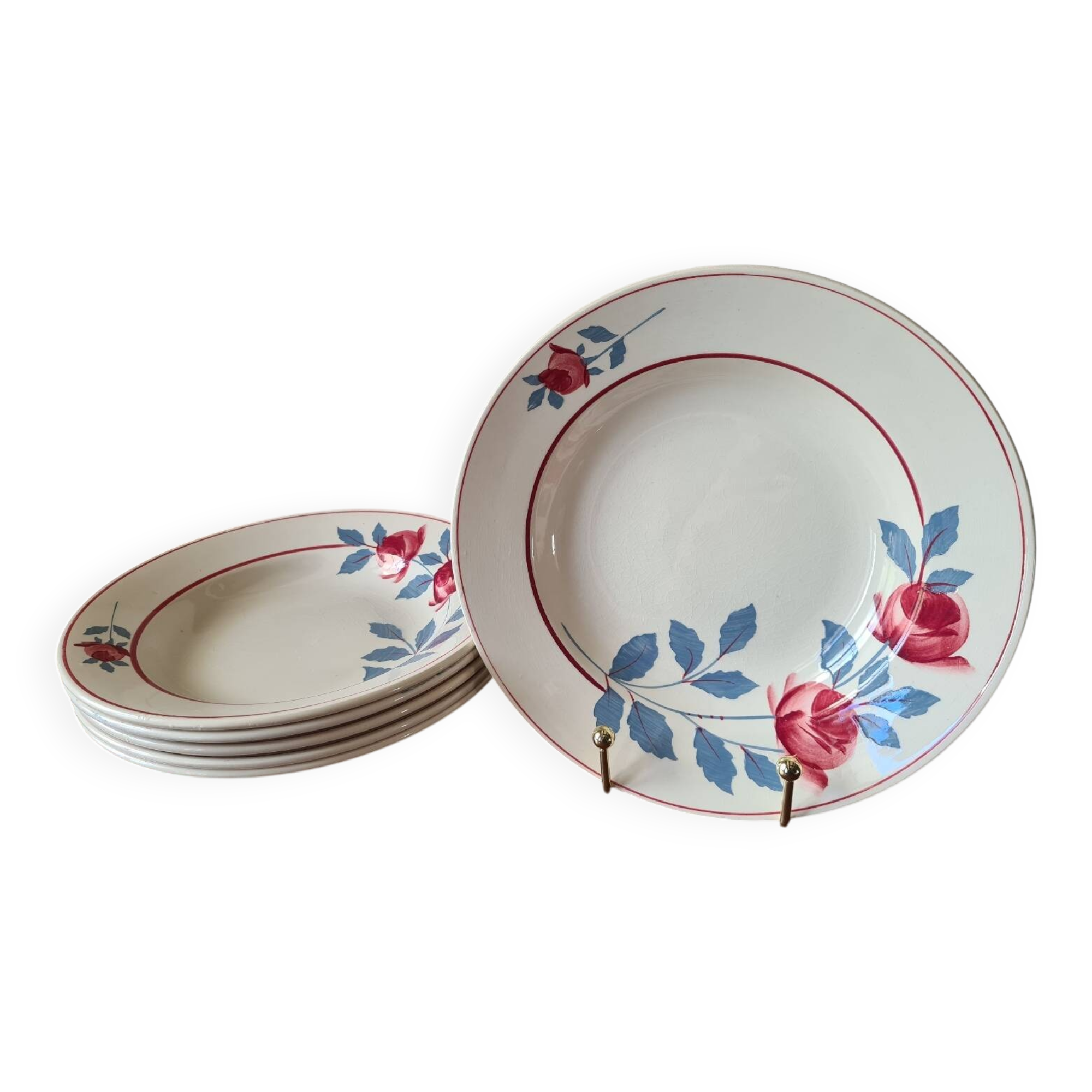 Six assiettes Ceranord