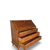 Antique Italian secrétaire in solid walnut, 1920s/1930s.