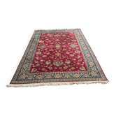 Tapis de style persan en laine véritable bordeaux de Belgique 200x300cm