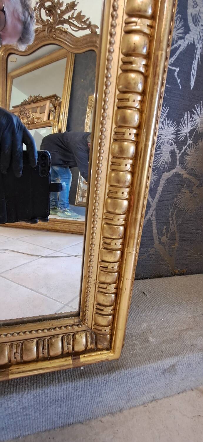 19th century mirror 175 x 92