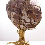 Mica foliage “tree” lamp