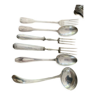 Silver cutlery set