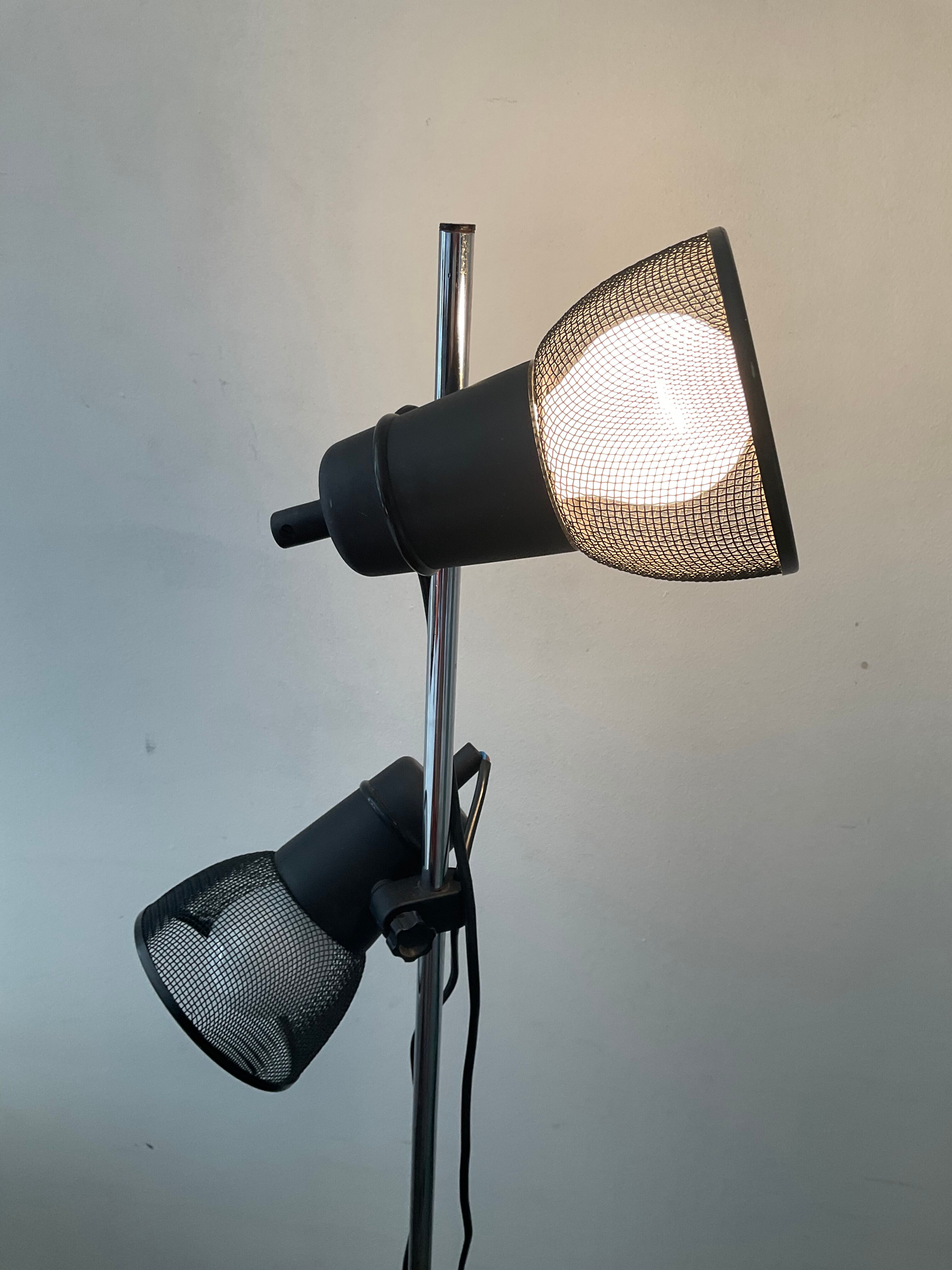 DBGM floor lamp 2 spots 70s-80s