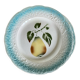 Set of 6 Clairefontaine Graves pear slip plates