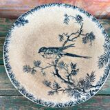 Gien bird-decorated footed cup