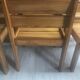 6 chaises de salle à manger en pin, Suède années 70