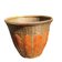 Vintage wicker and rattan cache-pot basket Bohemian Décor 70s