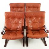 Vintage Scandinavian Chairs by Elsa & Nordahl model Kengu