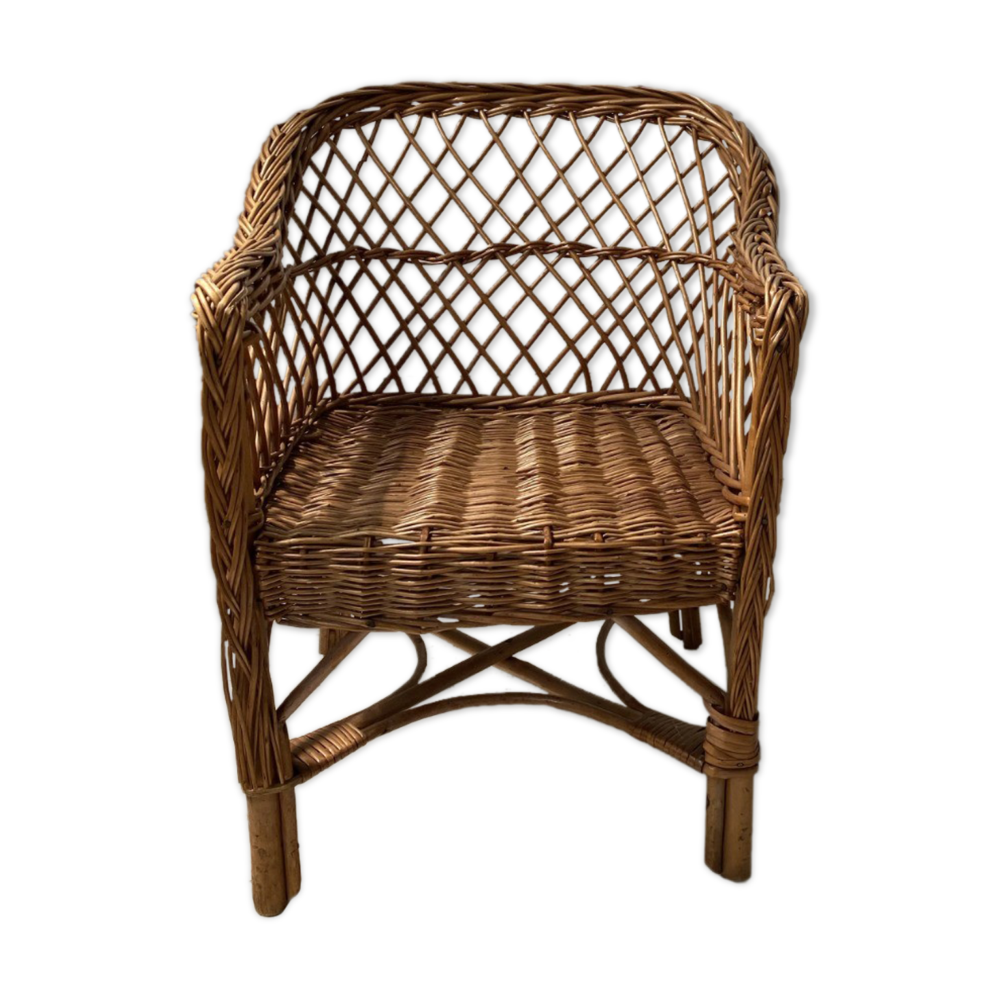 Rattan children's chair