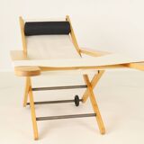 Unique outdoor prototype lounge chair likely B&B Italia, Italy, 1980s