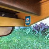 Baumann round extendable table