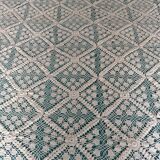 Large vintage handmade crochet bedspread