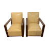 Pair of art deco armchairs