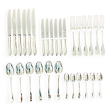 Christofle Cluny cutlery set for 6 people, 30 pieces, in new condition.