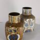 Nils Thorsson vase Royal Copenhagen vintage Danish ceramic x2 1970