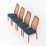Set of 4 dining chairs by Kai Kristiansen for Schou Andersen