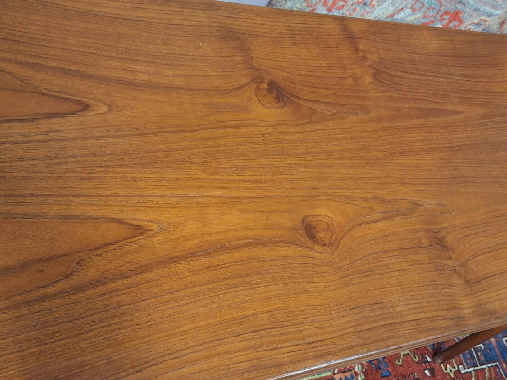 Metamorphic dining / coffee table in teak by Kai Kristiansen, Denmark 1960s