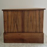 Rustic master piece of furniture, bedside table, late 19th century