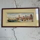 Watercolour panoramic view of Florence - framed