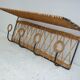 Wicker wall coat-hanger 1960