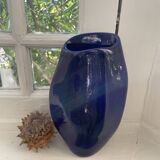 Max Idlas midnight blue ceramic vase
