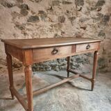 Table / antique desk in French oak, 1930s