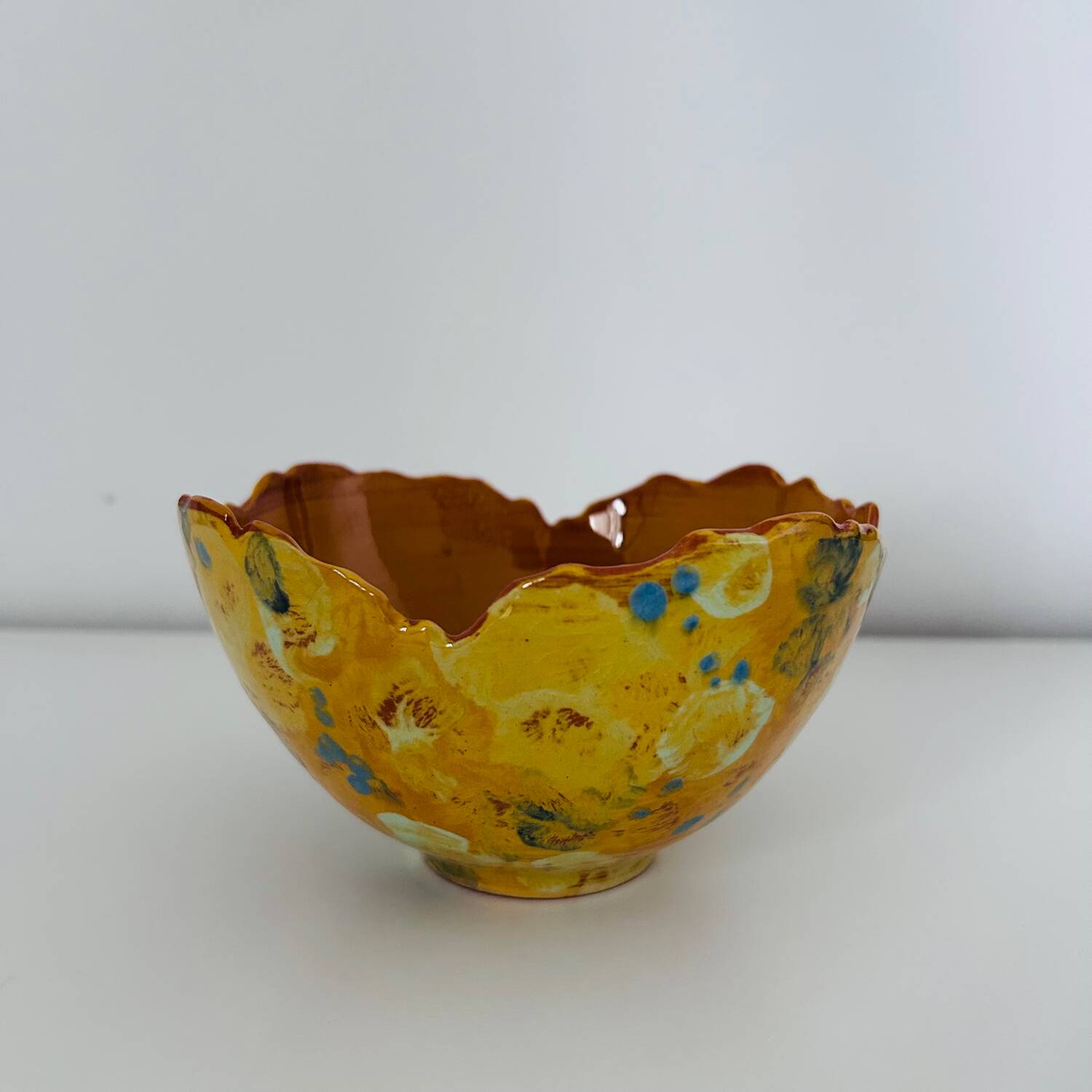 Artist's signed bowl