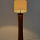 Lampe de sol en teck des années 50 italienne