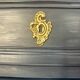 Commode vintage restaurée – peinture Annie Sloan Oxford Navy & cire cl