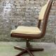 Vintage Scandinavian style swivel office chair