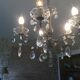 Antique chandelier with pendants