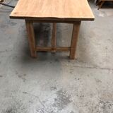 Old artisanal farmhouse table solid oak