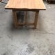 Old artisanal farmhouse table solid oak