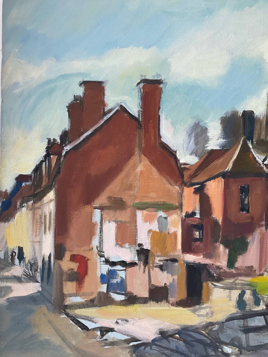 Village view attributed to Georges Pacouil