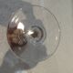 Baccarat crystal wine glass 12cl model Genova lined Amber ground base