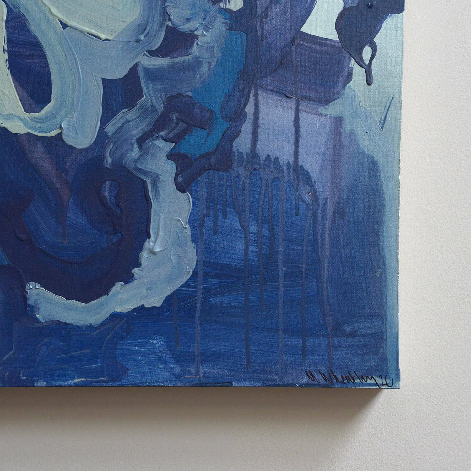 Original Abstract Painting 'The Deep' by Megan Wheatley