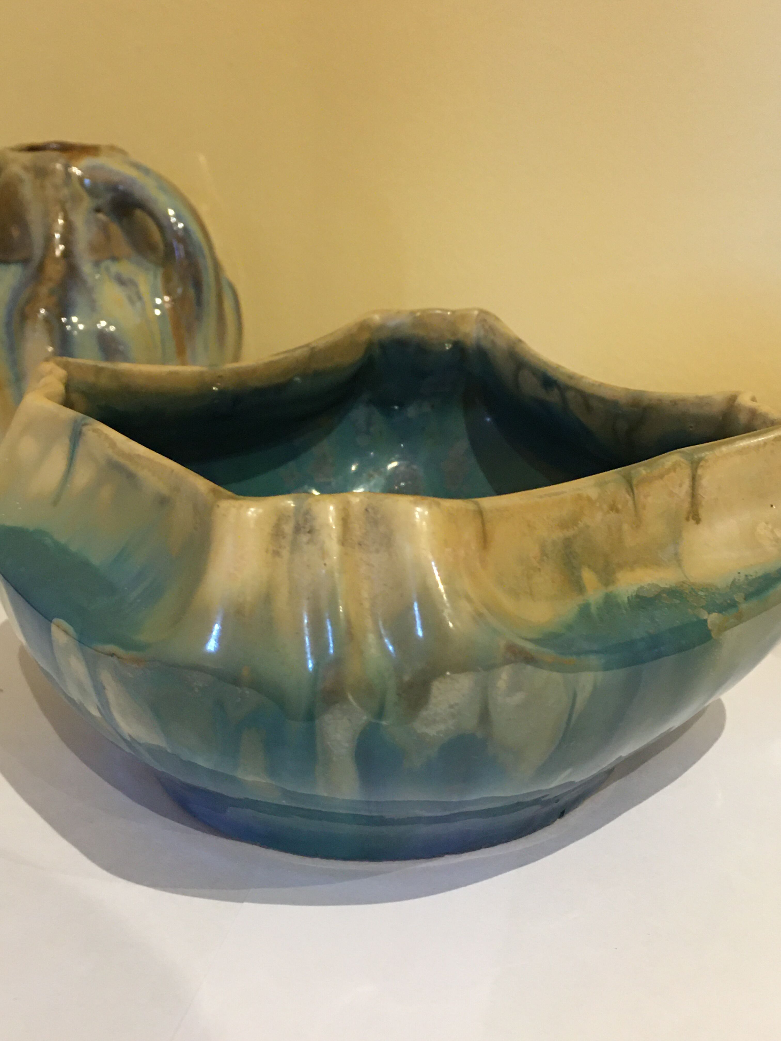 Lot of 3 ceramic pieces G. Metenier