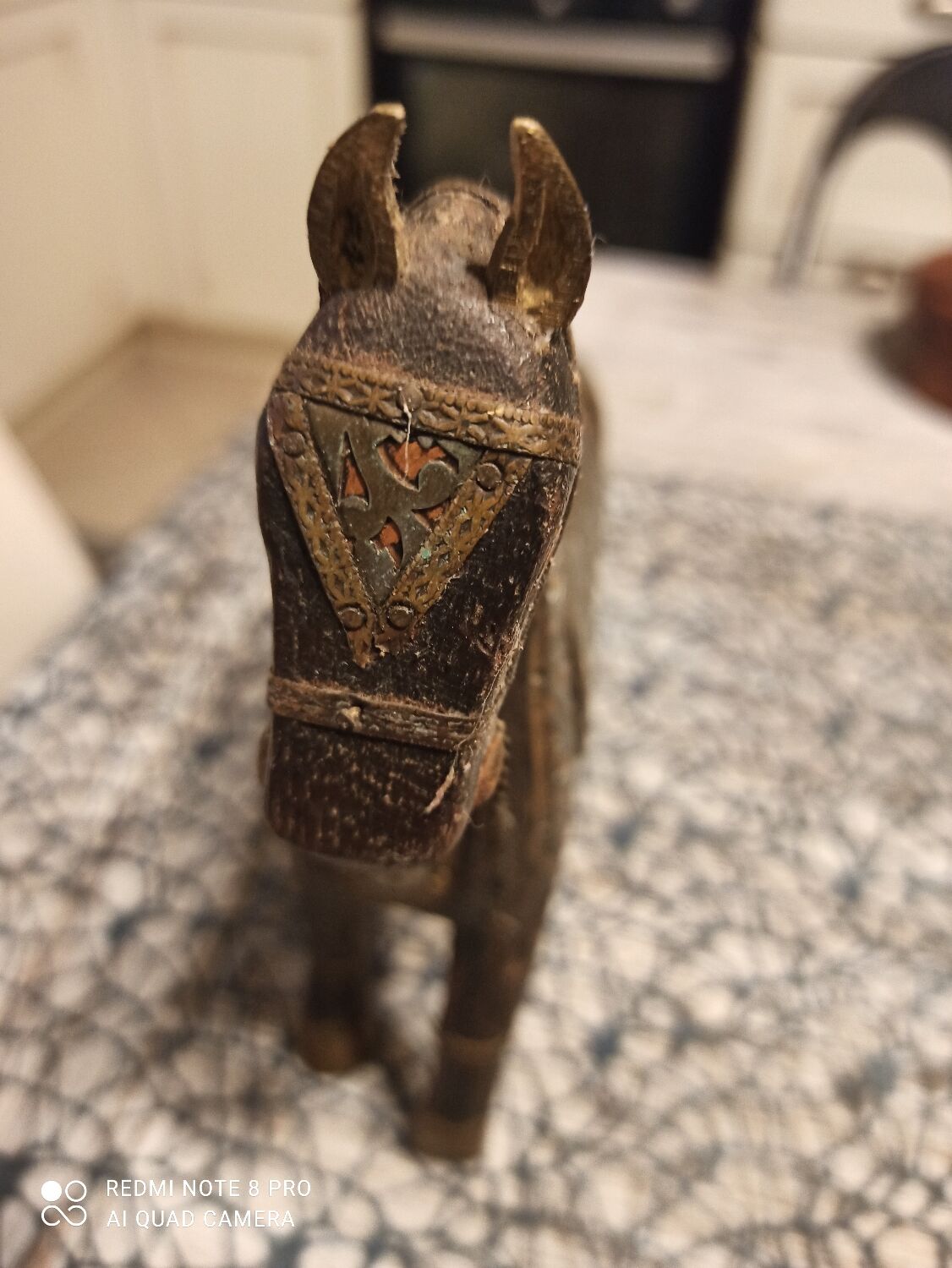 Hand-carved horse