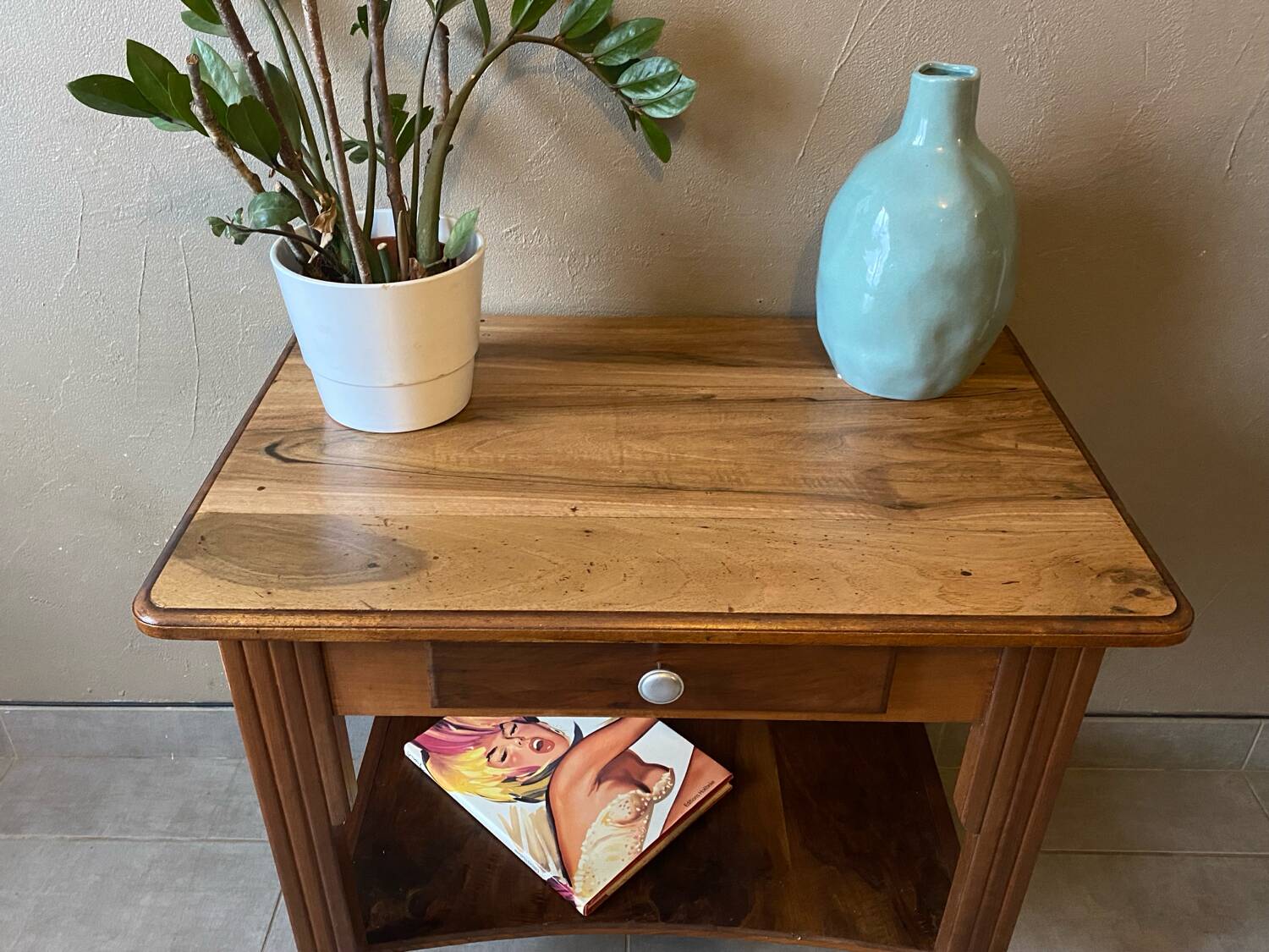 Vintage art deco table from the 50s