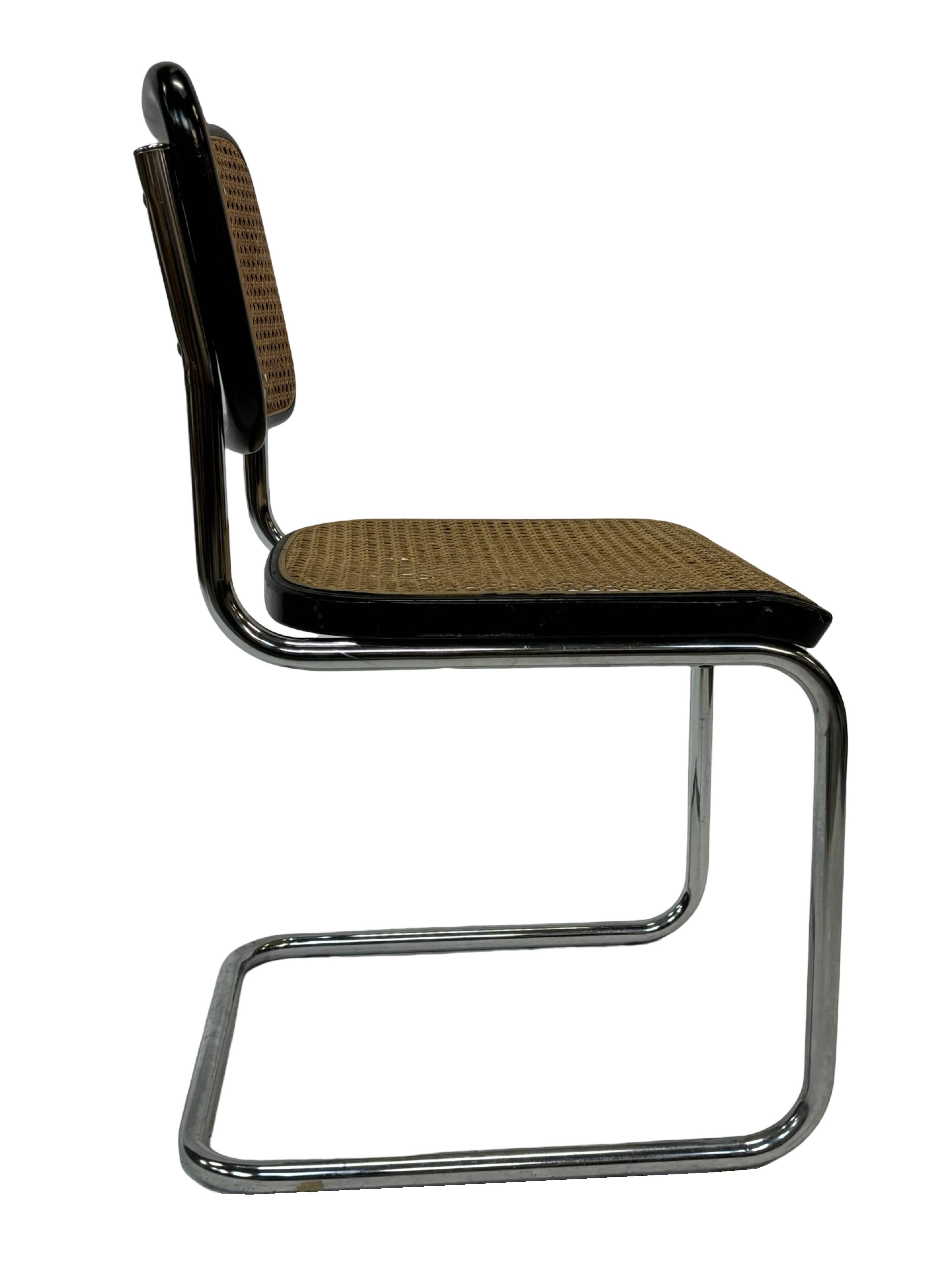 Cesca chair b32 model in chrome and black