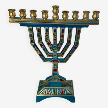 Menorah nine-branched candlestick