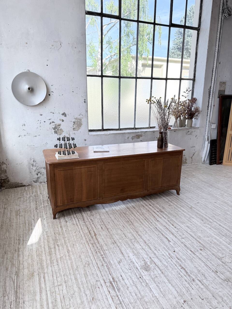 Oak desk or counter 1960