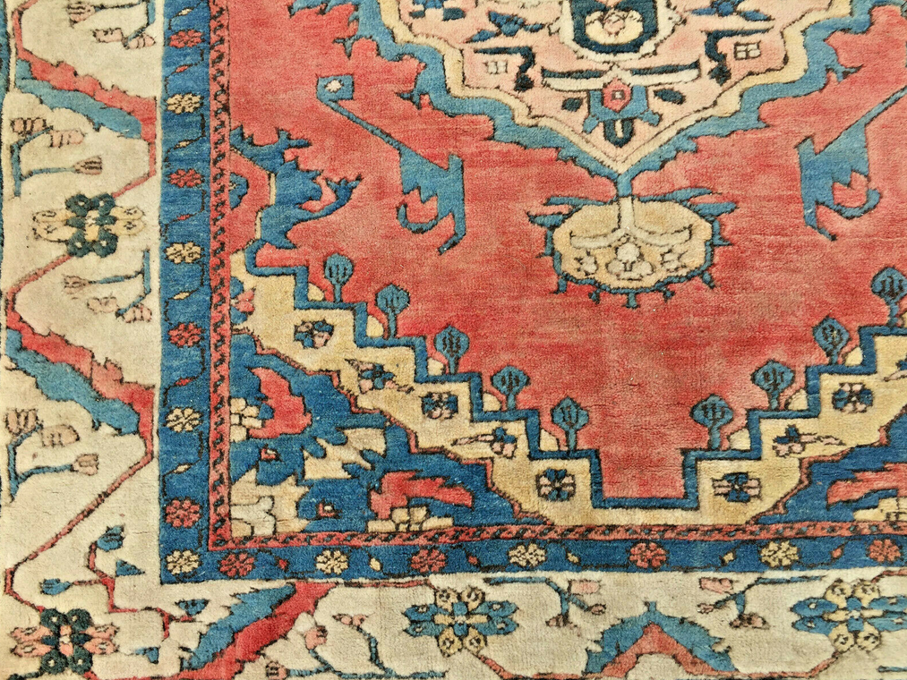 Azeri wool carpet made in Turkey. 20th century