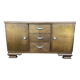 Art deco Chippendale sideboard Mid-century vintage 1950