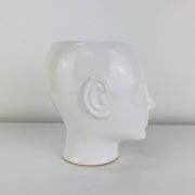 Vase tête en céramique, anthropomorphe, vintage